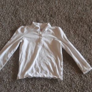 White long sleeved polo